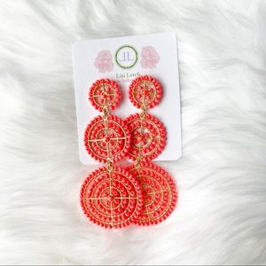Lisi Lerch Beaded Greta Earrings - Miss Pink